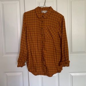 Soft Oversized Flannel Top